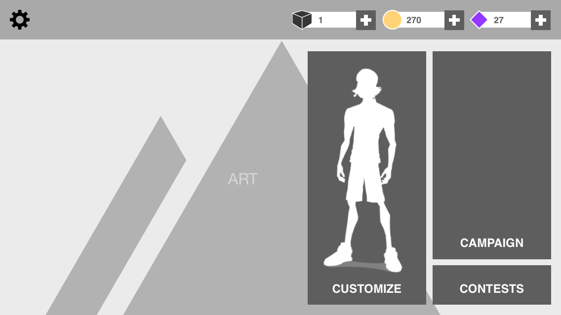 Campaign Screen Wireframe