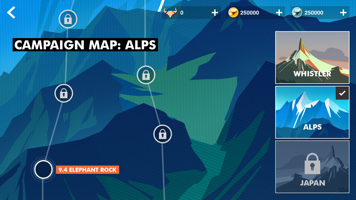 Campaign Screen Mockup (The Alps)