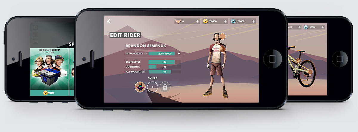 Screenshots of Bike Unchained