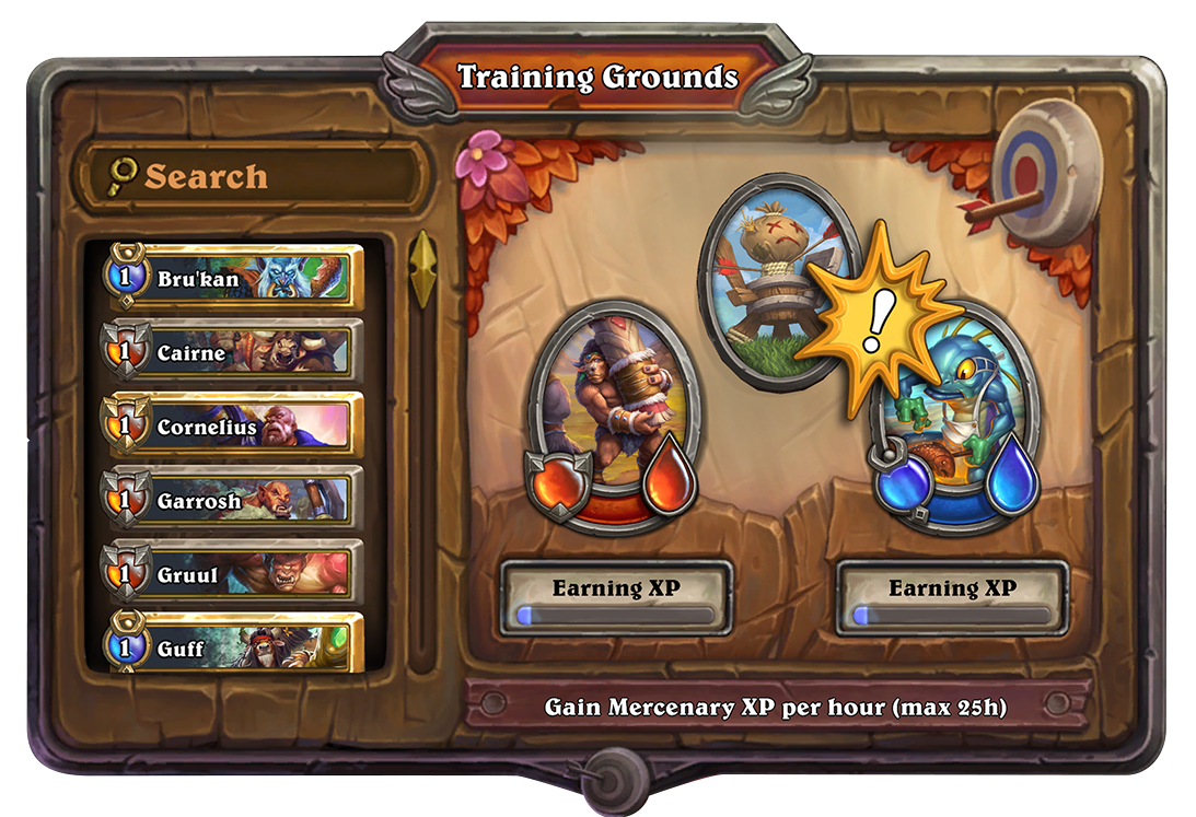 UI of the Workshop, where players can build new buildings